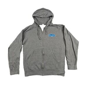 Independent Circle J Hook Fish Co‎ Hoodie Sweater Sweatshirt Mens Medium Gray